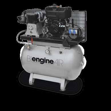 Compressors with internal combustion engine on base and power generator 69 11 Diesel Electric** Pump LT l/min CFM HP KW rpm bar db(a) Lw(A) mm