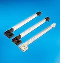 2: S t y l e b ox 1 5 1.5.2.3 Aluminium Card Guides 1-Slot, 3 Parts, IEEE Extrusion: Aluminium End feet: Plastic UL94 V-0 For card thickness 1.6 mm / 0.06" and 2.0 mm / 0.
