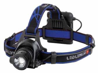 Led Lenser * H14 High End Power 12.28 oz 348 g 4 x AA 16.8 Wh** CONSTANT CURRENT MODE 2 MODE 3 190 220 58 205m 220m 115m 3h 16h 13h The H14 is an innovative headlamp with astonishing luminosity.