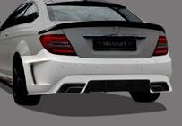 Rear bumper with integrated air outtakes and new
