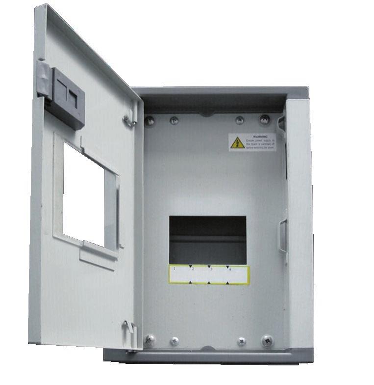 Metal distribution boxes for flush and surface mounting Technical data: Maximum insulation voltage: 690V; 50Hz Flame retardance: V-0 IP code: IP40 Colour: Gray Mounting