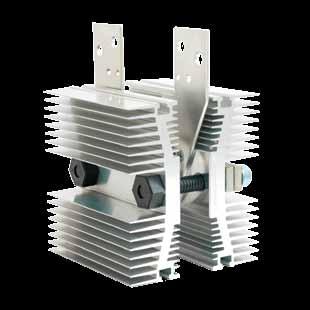 Heatsinks Heatsinks Type Weight (without current lead) Screw hole diameter (Diameter of the contact surface) Overall dimensions without current lead