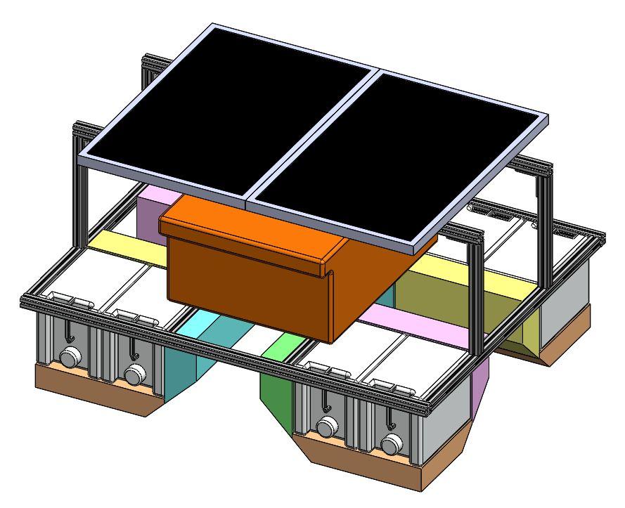 Figure 13: CAD Isometric View of RCS Design Bill of Material (BOM) The BOM is