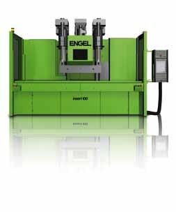 efficient ENGEL ecodrive drive technology) Ergonomic working height Light curtain to safeguard mould area Stationary mould fixing platen Hydraulic rotary table
