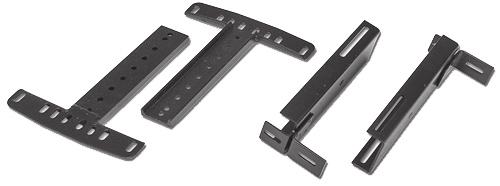 Brackets-FXL/Q 4B6118 1 Headboard brackets cannot be used with screw-in locking casters.