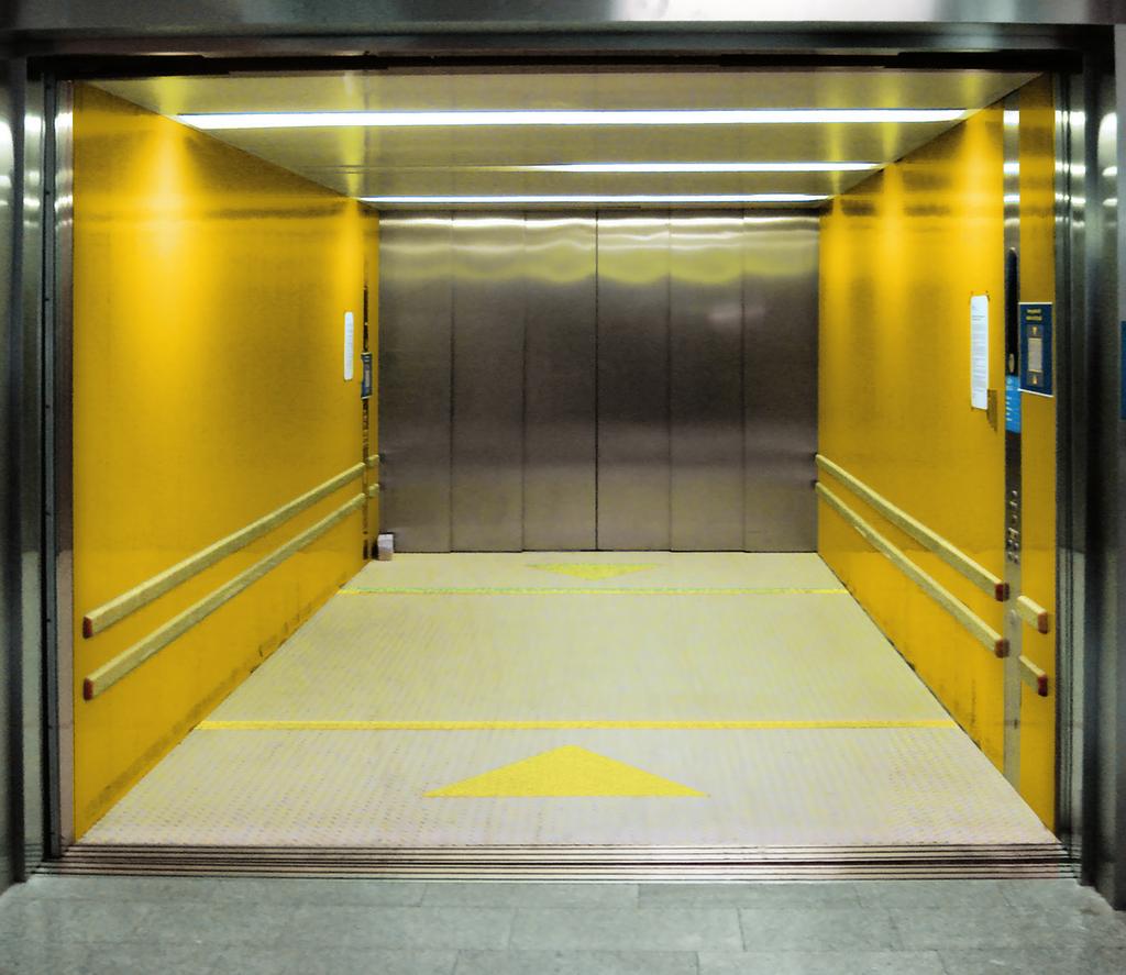 A MULTI-PURPOSE ELEVATOR KONE VEHICLE ELEVATOR The KONE TranSys is also suitable for vehicle transportation from underground or rooftop car parks where space is at a premium.