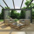 This creates transparent weather protection with unspoiled panoramic view to prolong