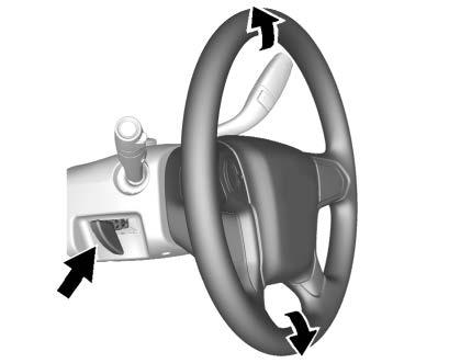 Controls Steering Wheel Adjustment Tilt and Telescoping Steering Wheel Instruments and Controls 135 Power Tilt and Telescoping Steering Wheel To adjust the steering wheel: 1.