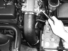 The intercooler outlet pipe is made of two sections. You need to remove both sections.