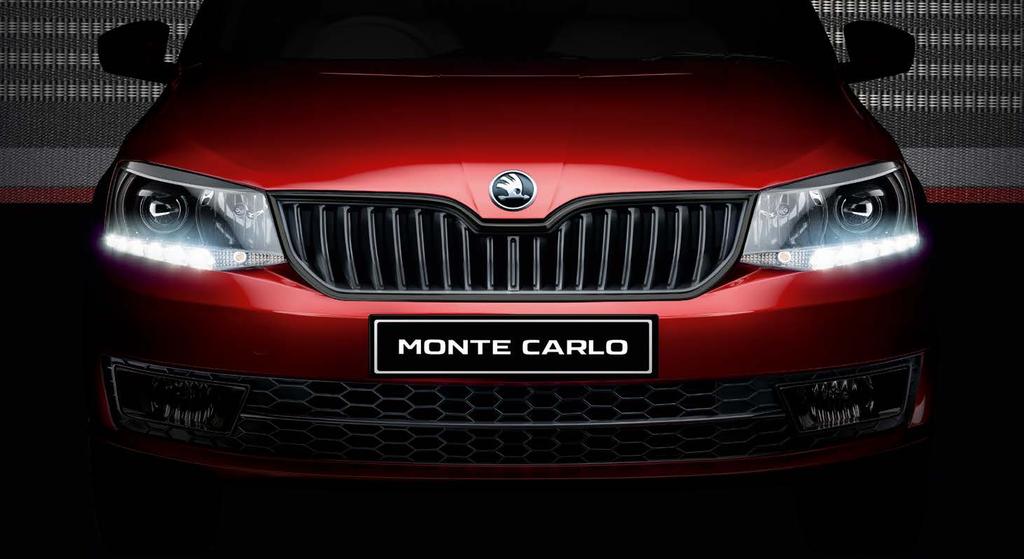4 GLOW IN THE SPOTLIGHT Black exterior elements give the MONTE CARLO a unique style and an aggressive expression.