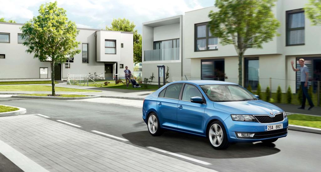 DESIGN The Rapid liftback is the first ŠKODA to embrace the brand s contemporary design language.