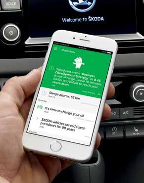 Povezivost 19 SMARTLINK+ Sa sustavom SmartLink+ (ŠKODA Connectivity paket koji podržava MirrorLink, Apple CarPlay i Android Auto), infotainment sustav u vozilu vozaču omogućuje sigurno rukovanje
