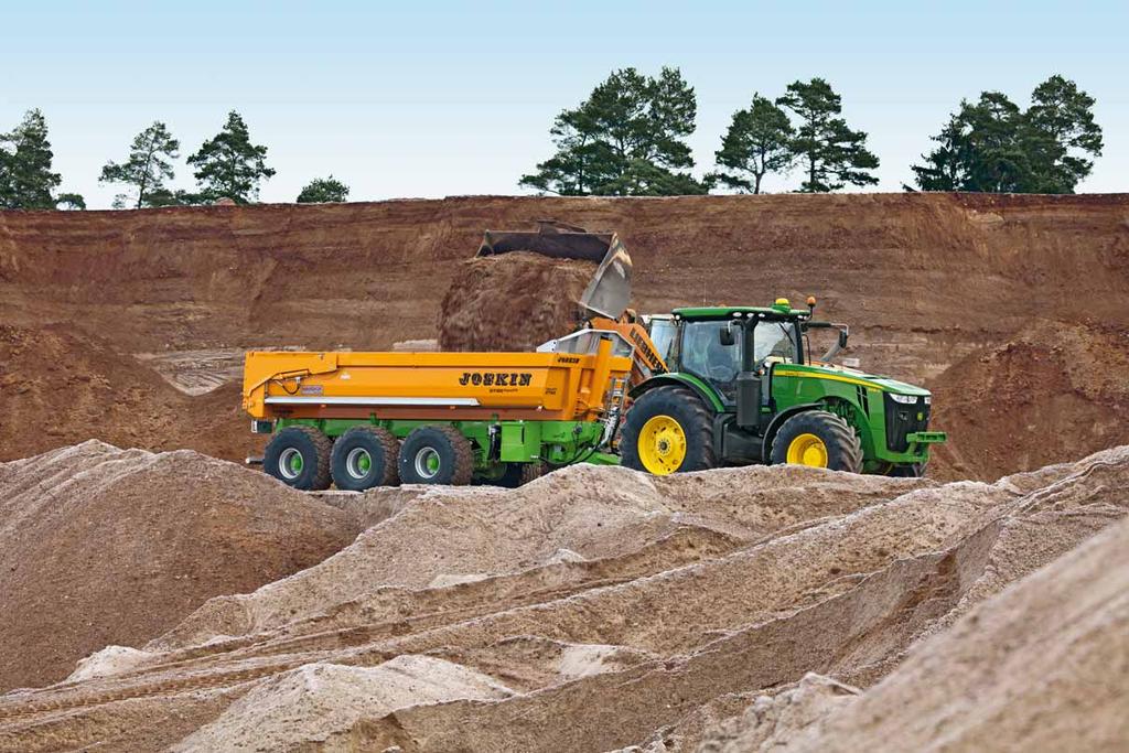24 8R Series Tractors Contractor solutions John Deere reliability beyond Agriculture The 8R Series tractors speed, power and comfort make them ideal for a variety of uses beyond the realm of