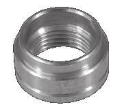 400 Thick 90-164SS-C O2 Sensor Bung w/curve 303 Stainless Steel 18mm Threads 1.