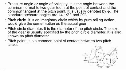 Now we will discuss about the pressure angle is also known as angle of obliquity.