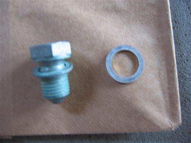 Check if you can easily removed the washer from the drain plug. If you can, then you may want to replace it with a crush washer. Lots of people re-use it.
