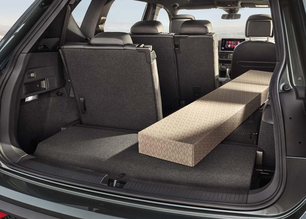 Seven seats gives you a boot space of