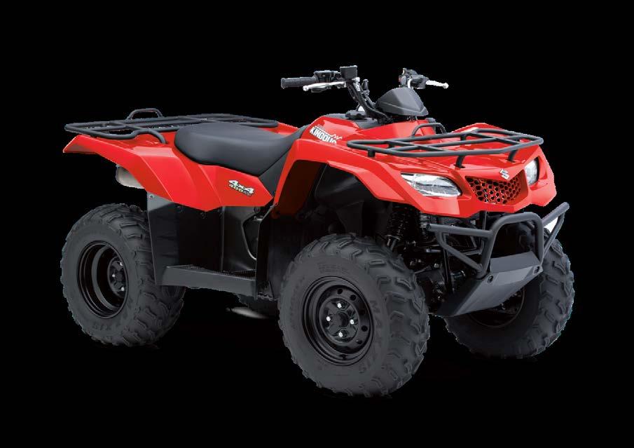 MSRP: $6,499 / $6,899 (Camo) For performance that rules, you can t beat the Suzuki KingQuad 400 lineup the only 400 class ATVs that is offered in both manual and automatic