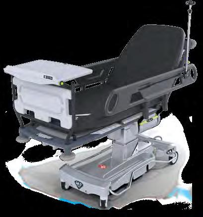 : 21124 Positive feel push button controls 1 for electrically powered functions Height Control 1 11 Backrest Control Patient comfort 12 exceptional low height capability and store away side rails