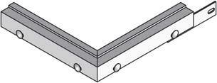 clamping screw (caalogue Cable rays) UKI inward profile bend F UKI5F 300 2,50 UKI8F 300 3,00 UKI10F 300 3,60 1 x UKPRV coupler (page A21) 4 x FR