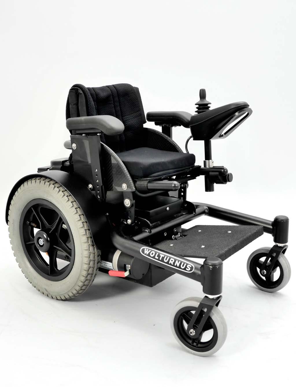 POWER Wheelchair Rex 300 Small and light all-rounder This power wheelchair is available in a seat width from 20 cm. The Rex 300 is very light and has a range of 20 km.