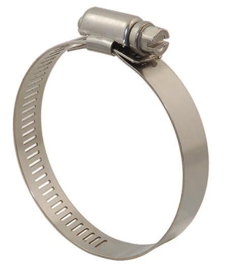 These seusable clamps have a smooth inside diameter that provide 360 degrees of contact and require no special tools for installation. Only a flat head screwdriver or a 5/16" hex nut driver is needed.