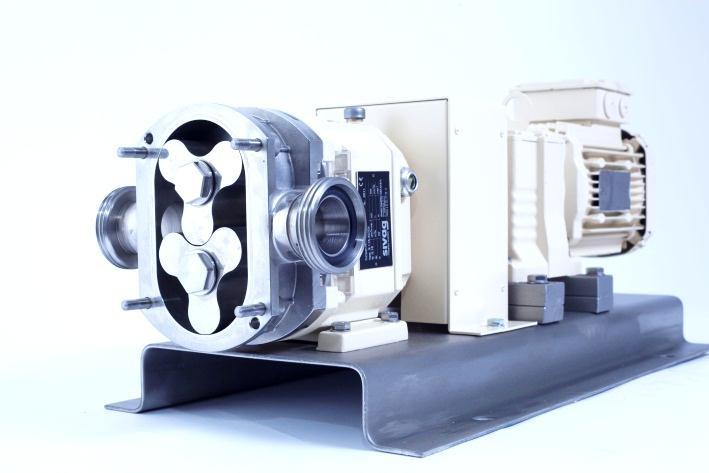LOBE PUMP B Lobe pumps of series B are positive displacement rotary pumps. The capacity is directly proportional to the rotation speed. Two synchronously driven rotors are rotating in a casing.