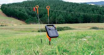 Step 1 A: Portable Energizer Installation A B Portable Solar Energizers offer flexibility when seasonal or temporary electric fencing is required, and are ideal for