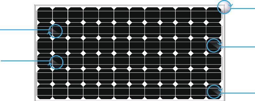 SOLAR PANEL PRODUCT DETAILS TECHNICAL SPECIFICATIONS 100 WATTS 130 WATTS 160 WATTS CELL SIZE: 156mm x 165mm 156mm x 165mm 156mm x 165mm MODULE DIMENSION (LxWxT): WEIGHT: CABLE LENGHT: TYPE OF