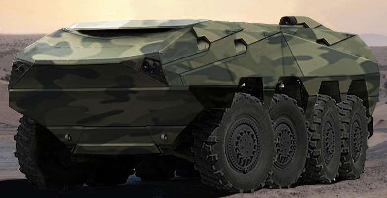 Advanced Military Vehicles apc 8X8 Laser
