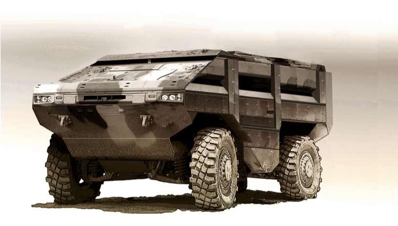 Light Combat Tactical Vehicles apc 4X4 2DAL will design, develop and engineer future military vehicles with advanced state of the art technologies.