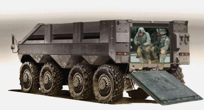 Advanced Military Vehicles Apc 8X8 will design, develop and