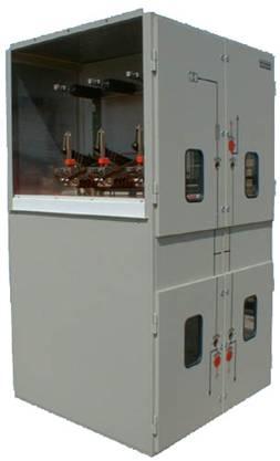 only very limited requirements on the size of the installation place. The switchboard is equipped with the H 27 switch disconnectors.
