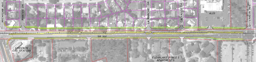 Design Alternatives - From Michigan Ave to Otterbein Ave West Alignment N