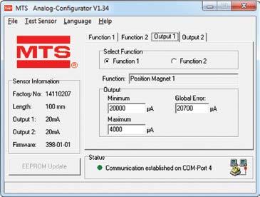 MTS TH analog software user interface 1 9 10 2 4 11 12 3 5 Fig. 41: MTS Analog-Configurator V1.34, Function 1 Fig.