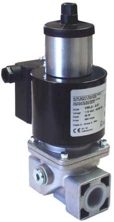 The VM-L is an electromagnetic mono-stage valve. It opens slowly and closes rapidly and is a normally closed valve complying with the UNI EN 161 Norm.