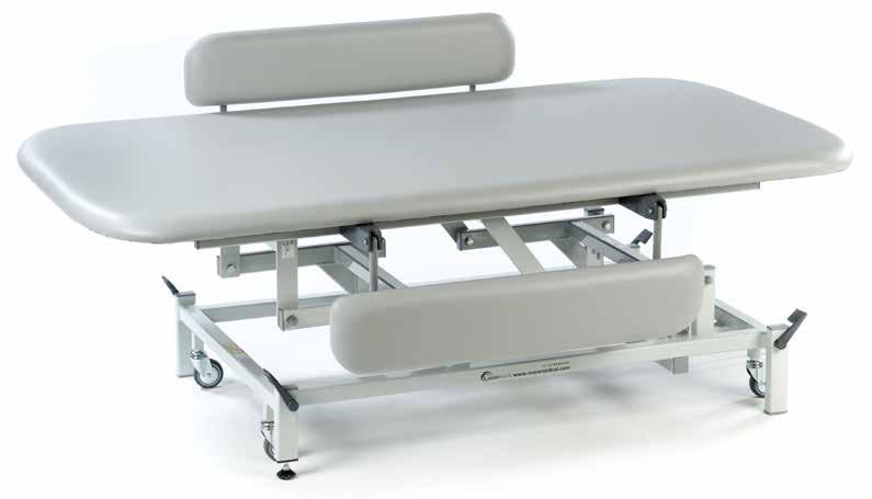 105cm 195cm ST5551 ST5561 125cm 198cm ST5551W ST5561W 150cm 200cm ST5561L Height range 46cm to100cm Therapy Mat Table The Mat Therapy Tables are very similar to the Bobath models in terms of