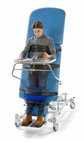 70cm 125cm ST7647DL 71cm 70cm 125cm ST7647 175cm +90 +75 Height range 47cm to 101cm Therapy Deluxe Tilt Table The Deluxe model features a 2 section top incorporating an adjustable angle backrest to