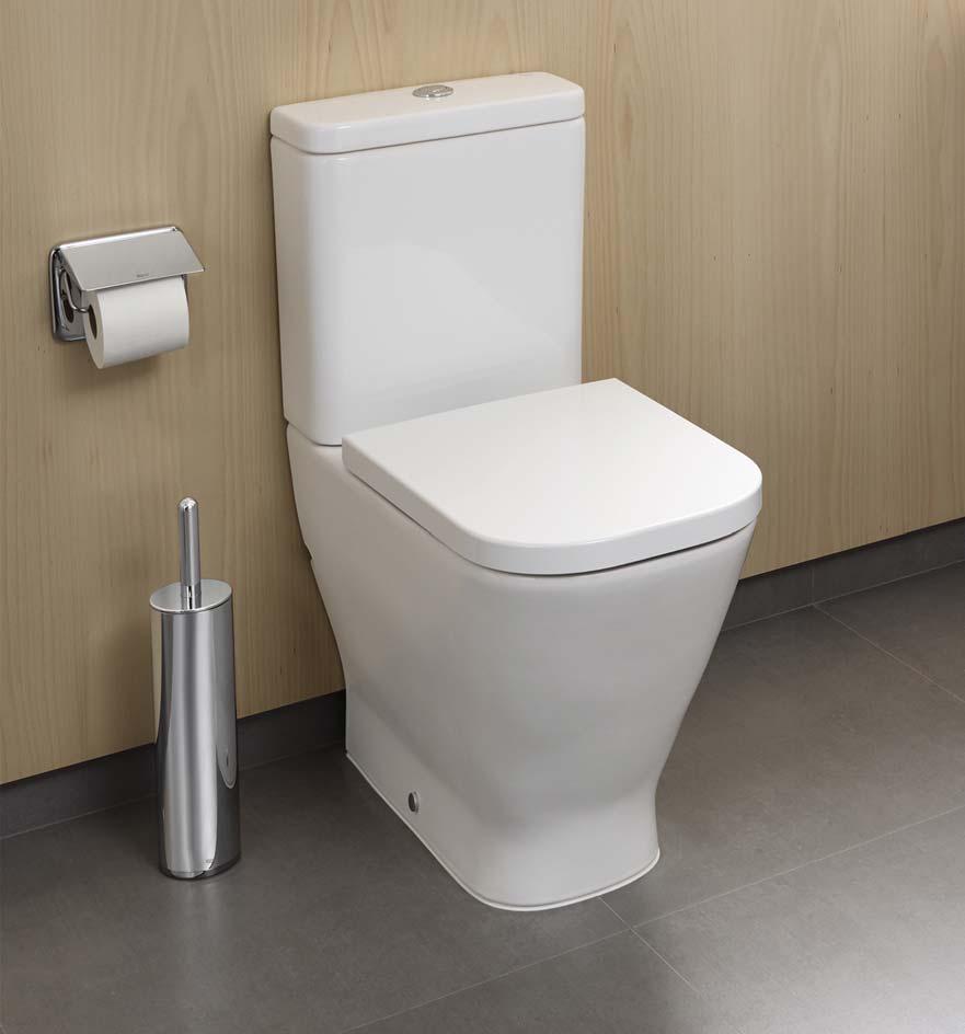 22 The Gap Maximising the efficiency of space, The Gap toilet and bidette range combines compact lines with a