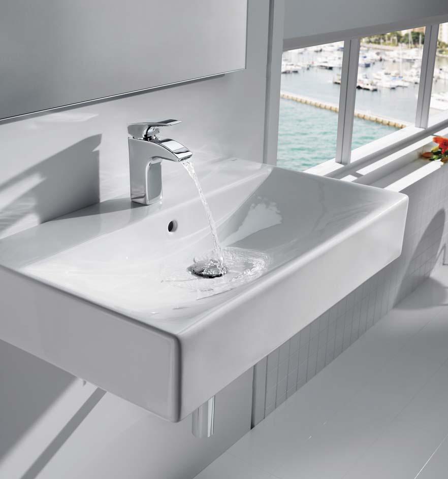 32 Diverta The Diverta series of basins celebrate the harmonious and vital connection that people share with water.