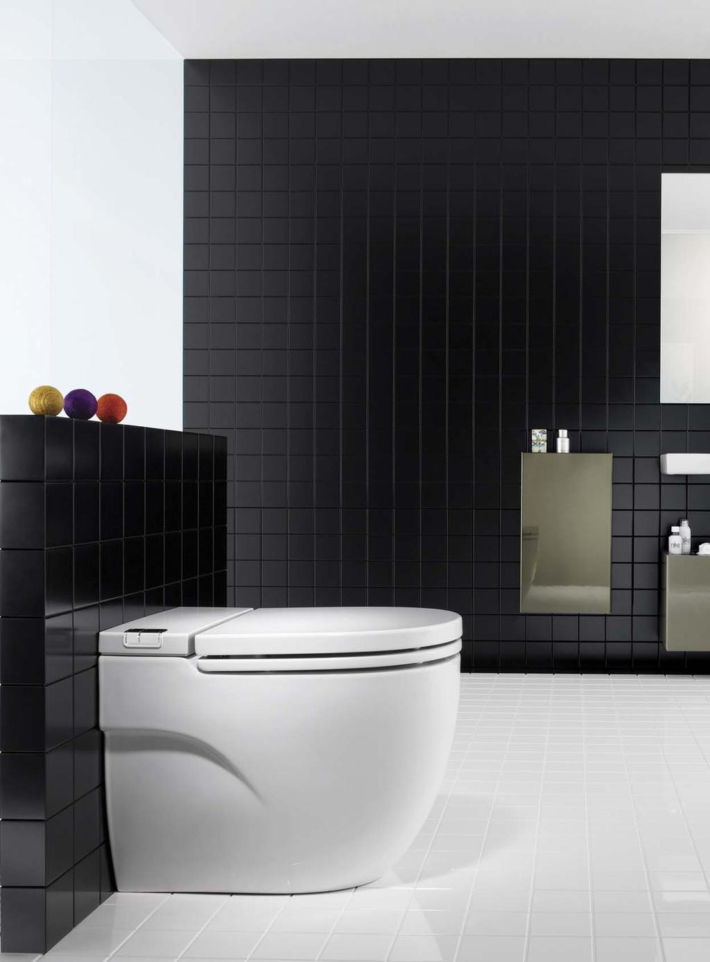 6 World fi rst in new toilet technology Toilet suites have been the cornerstone of bathrooms for the last few decades.