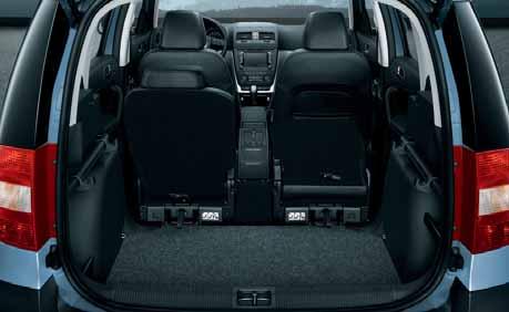 In addition to the variable luggage compartment, the
