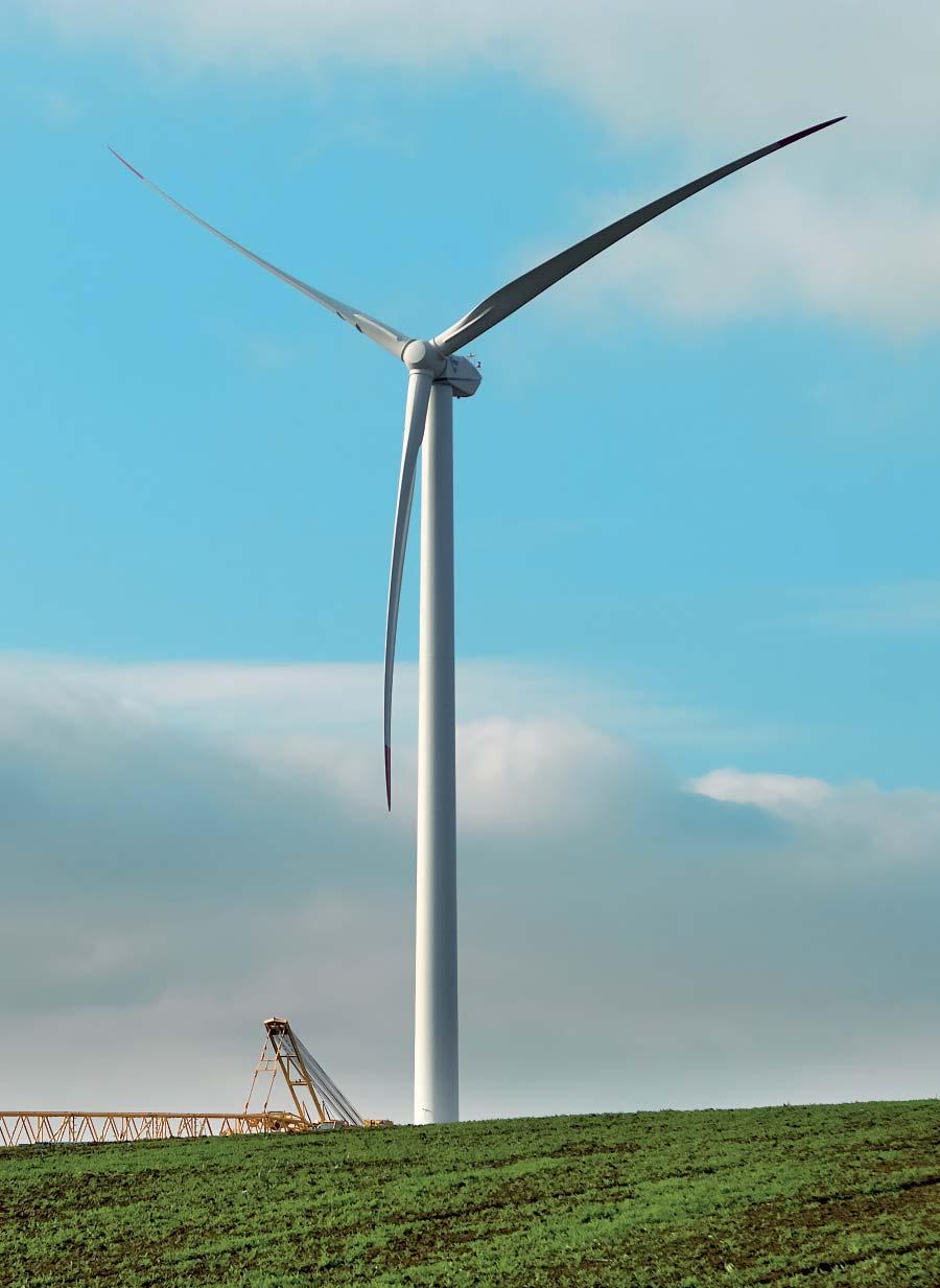 ABOUT THE TECHNOLOGY REpower MM92 is a wind power plant with a variable rotation speed and 2,050 kw of specifi c electrical power. Its generator is driven by a three bladed rotor with 92.