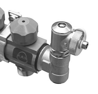 Manifold 71A and 75A upper beam with extension consisting of tee connection (R542), cap G½"
