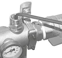 Screw in valve head home using Allen key 5 mm, and then unscrew for ¼ turn (Fig.4). 3.