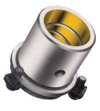 Bushings Metric Wring Fit Style Grease Fittings, North America Ø18 & 19mm - 1/4-28 NTF, 5/16 hex Ø24-80mm - 1/8-27 NPTF, 7/16 hex * H1 See pages 16 & 17 for toe clamp placement instructions.