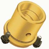Bushings Inch Wring Fit Style Grease Fittings Ø3/4-1/4-28 NTF, 5/16 hex Ø7/8-1/8-27 NPTF, 7/16 hex.75.187 L4 SOLID BRONZE *See page 3 for details.