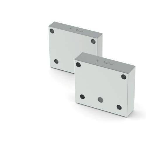 FU OULE MODULE UNIS Outlet module units FU. hreaded ports () sizes G/8 or 9/6-8UNF. Outlet modules without ports only for parallel connections Maximum fl ow 4 l/min. luminum body. FEURES Max.