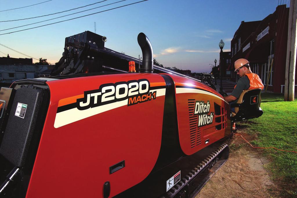DITCH WITCH JT2020, JT1220 MACH 1 DIRECTIONAL DRILLS The JT2020 and JT1220 Mach 1 directional drills are the muscle machines of their class.