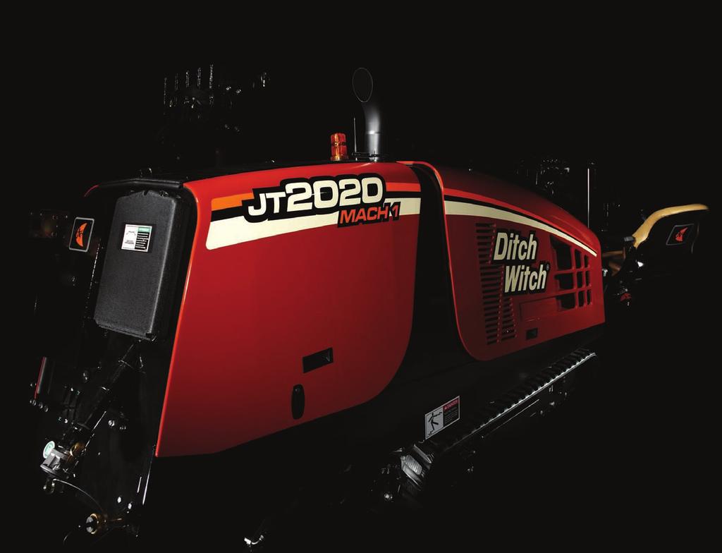 JT2020 FEATURES JT2020, JT1220 DETAILS The highest ratio of power to size enables the unit to install larger product in a wider variety of soil types, even in confined areas.